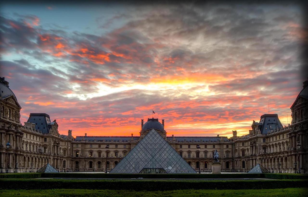 New Stunning 4 Bdrs Apt, With Ac - Le Marais Paris Luaran gambar